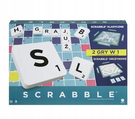 Scrabble Original Gra słowna towarzyska Mattel