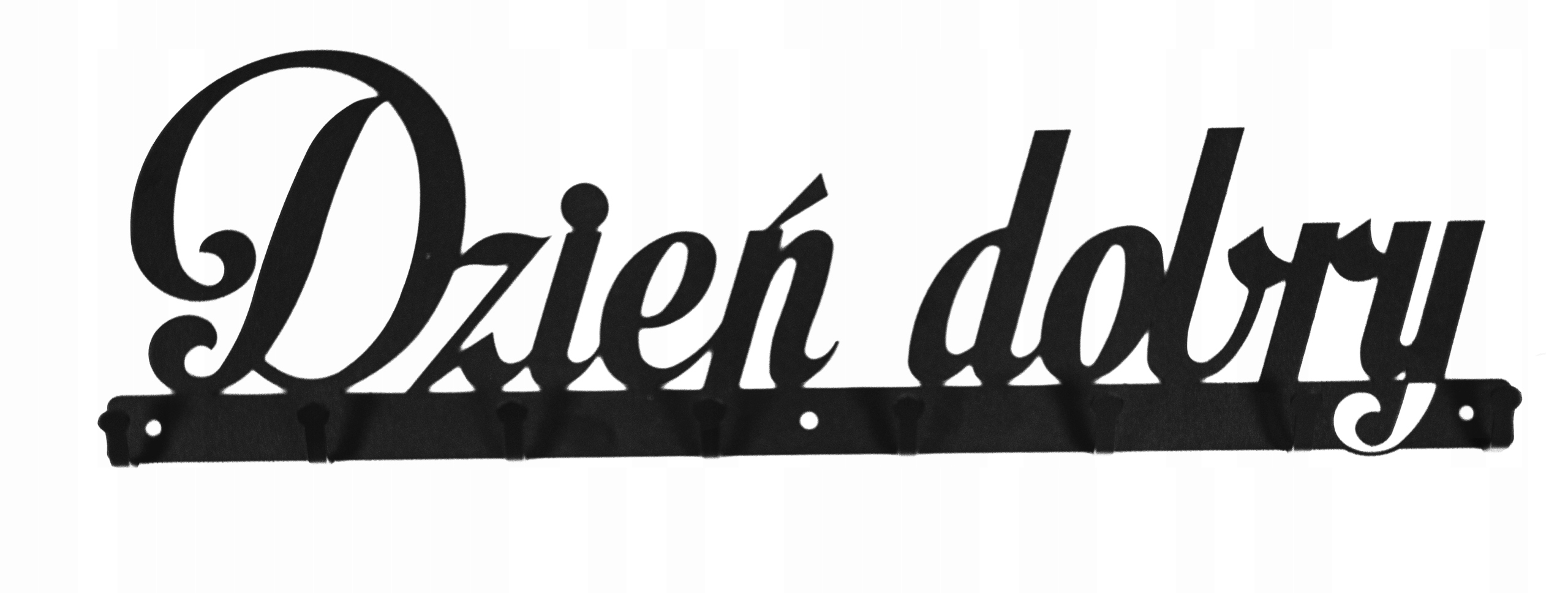 Wieszak Ścienny Metalowy na Ubrania Dzień Dobry Kod producenta W/DZDM