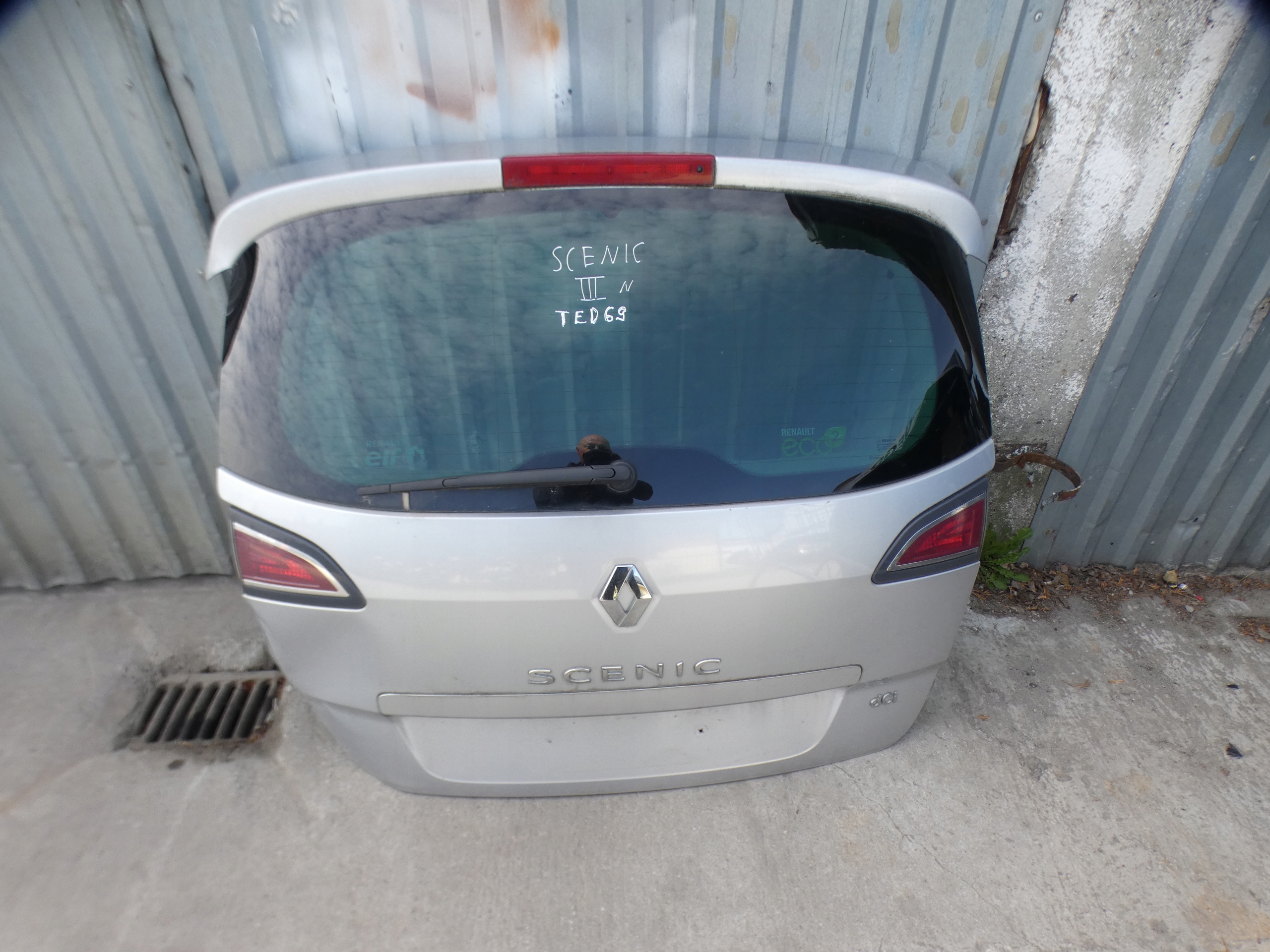 trunk door boot RENAULT SCENIC III TED69
