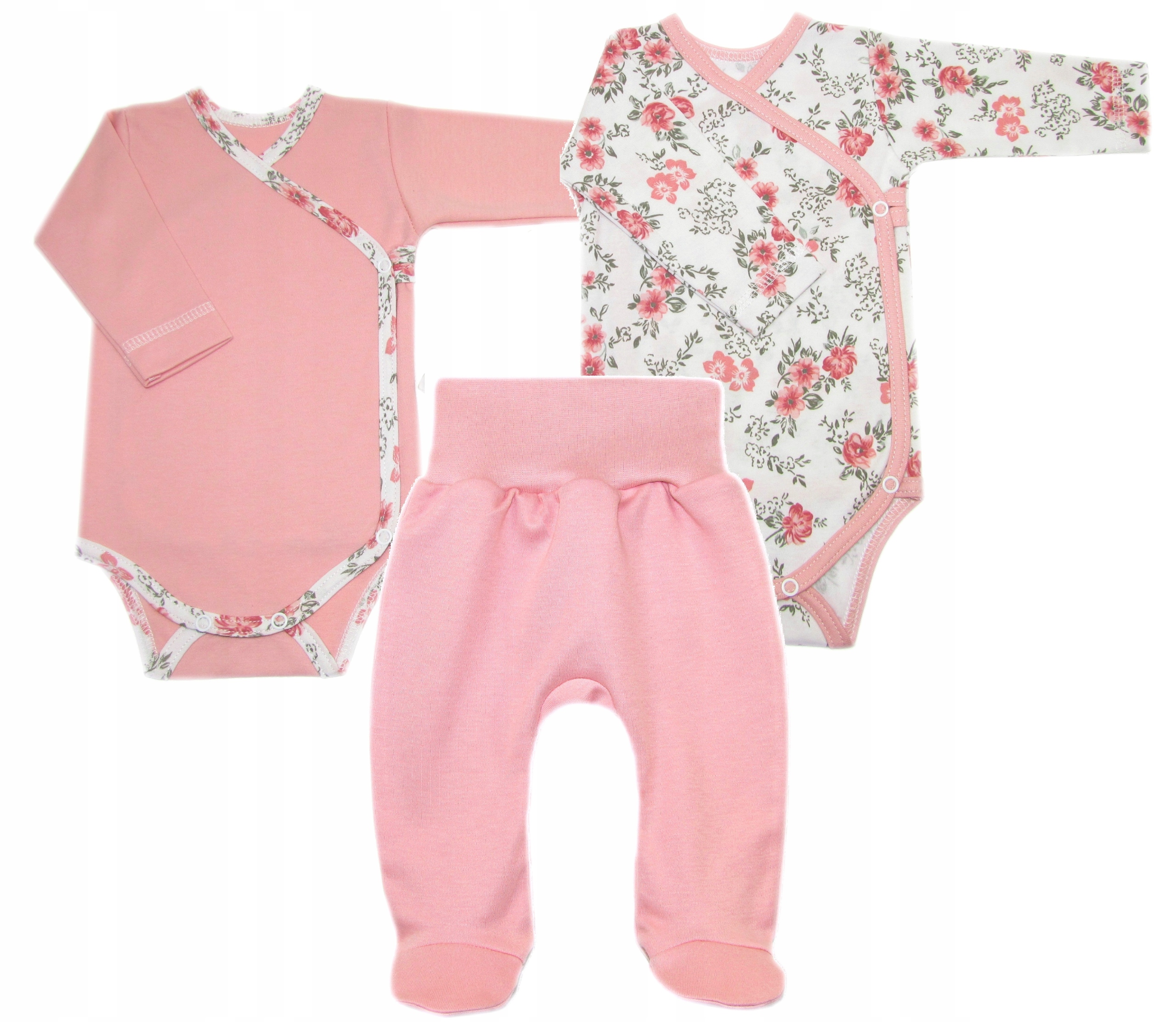 КОМПЛЕКТ, ДЕТСКИЕ 3el. BODY + PÓŁŚPIOCHY 62 РОЗЫ