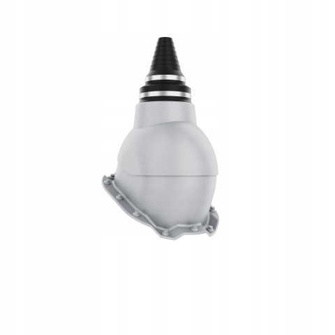 Anténní průchodka pro trapézové plechy T14 Ral 9006 Stříbrná