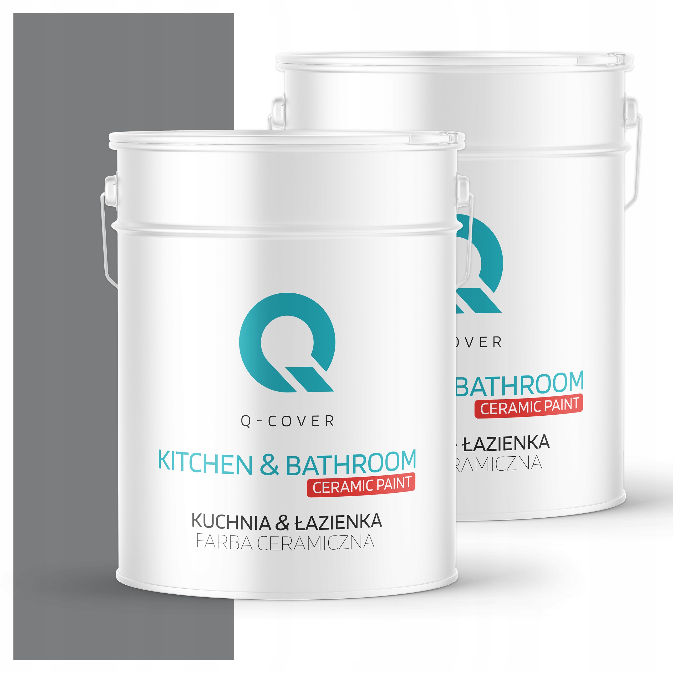 Farba do kuchyne a kúpeľne Umývateľná 10L Hlboká matná šedá Tmavá H1020