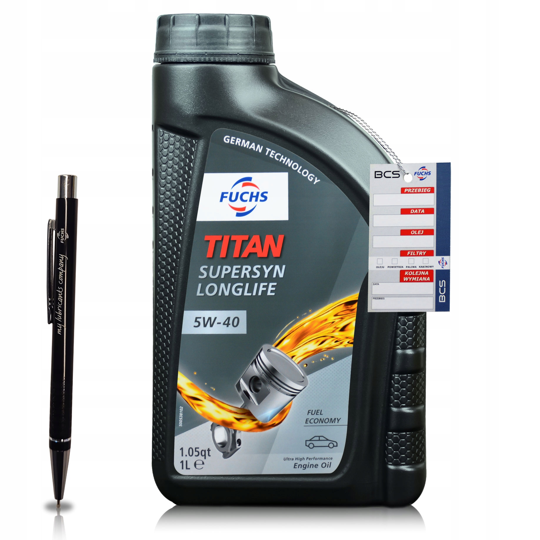 1 Litr Fuchs Titan Supersyn Longlife 5W40 Olej Silnikowy 1L
