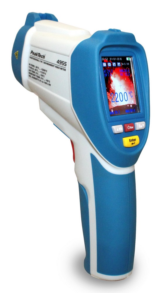 Environmentálny merač 5v1 s Ir Usb Sd PeakTech 4955