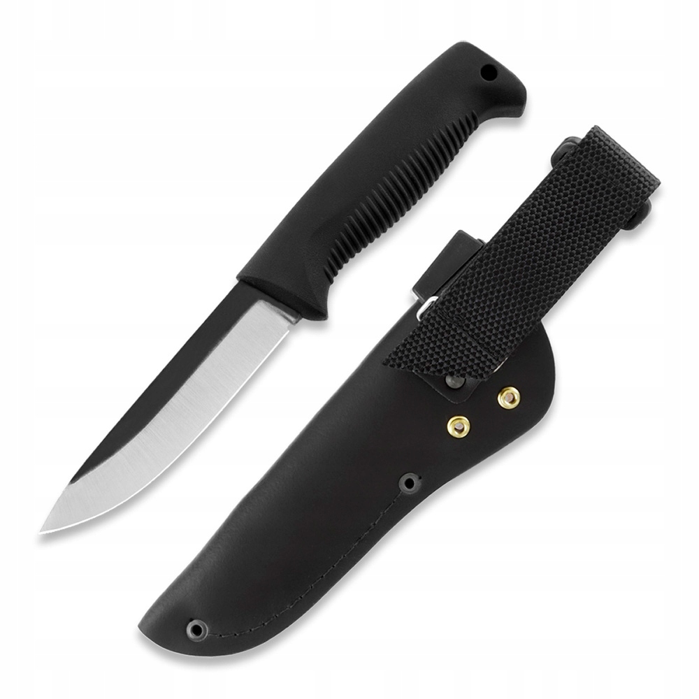 Nůž Peltonen Knives M07 Ranger Puukko Černá Rukojeť a Pouzdro Kožená