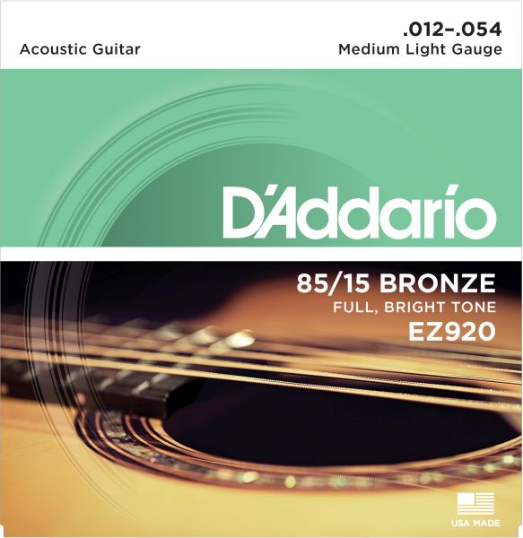 Struny do gitary akustycznej D'Addario EZ920 12-54