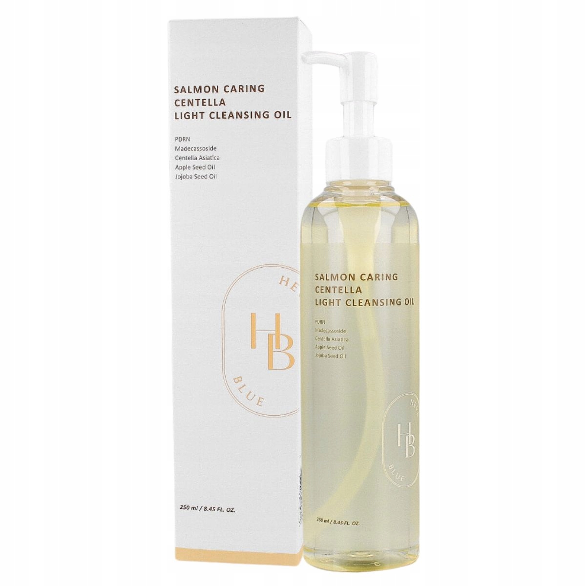 Heveblue Salmon Caring Centella Light Cleansing Oil 250 ml – lehký olej