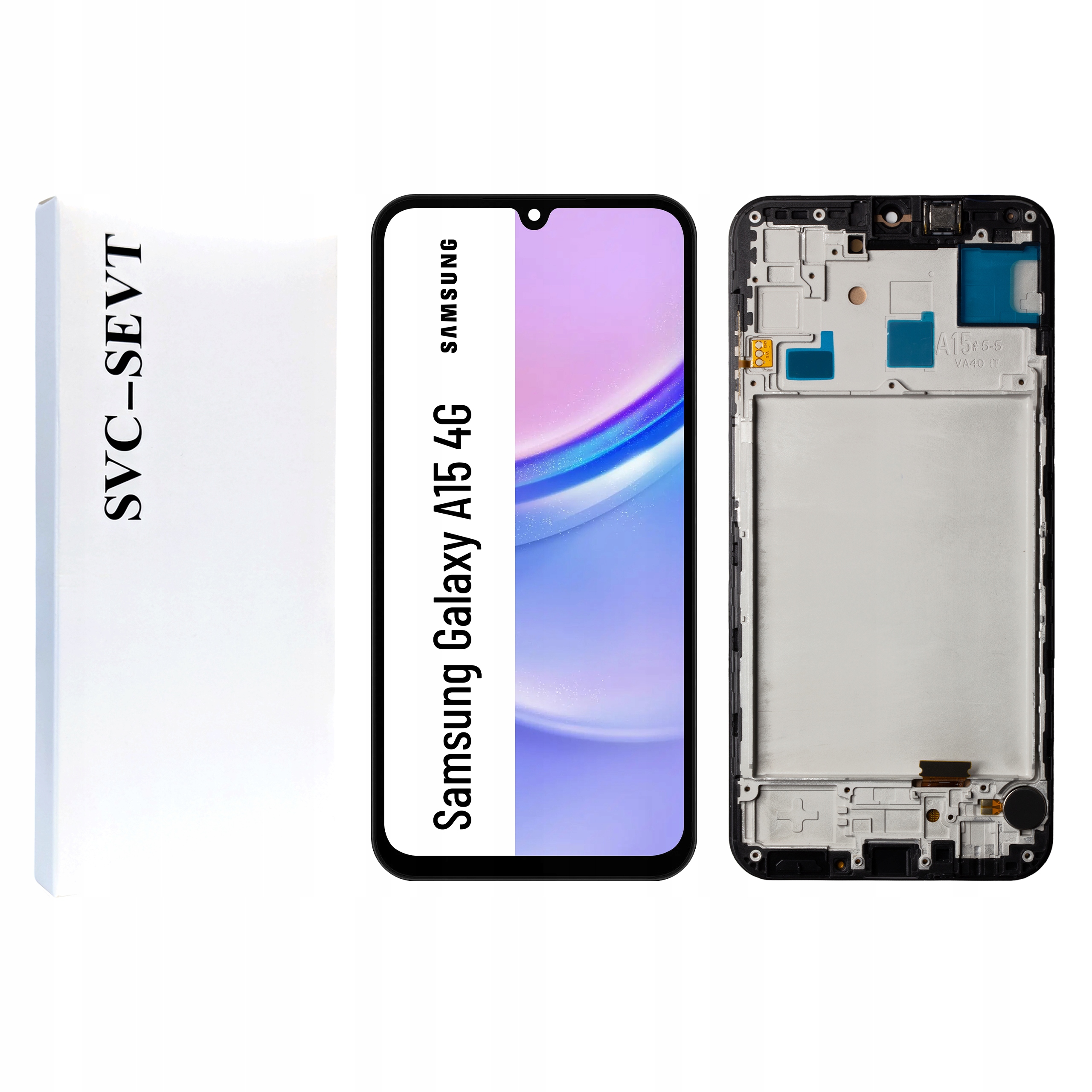 Displej s rámečkem pro Samsung A15 4G Originál Zila Display Panel LCD