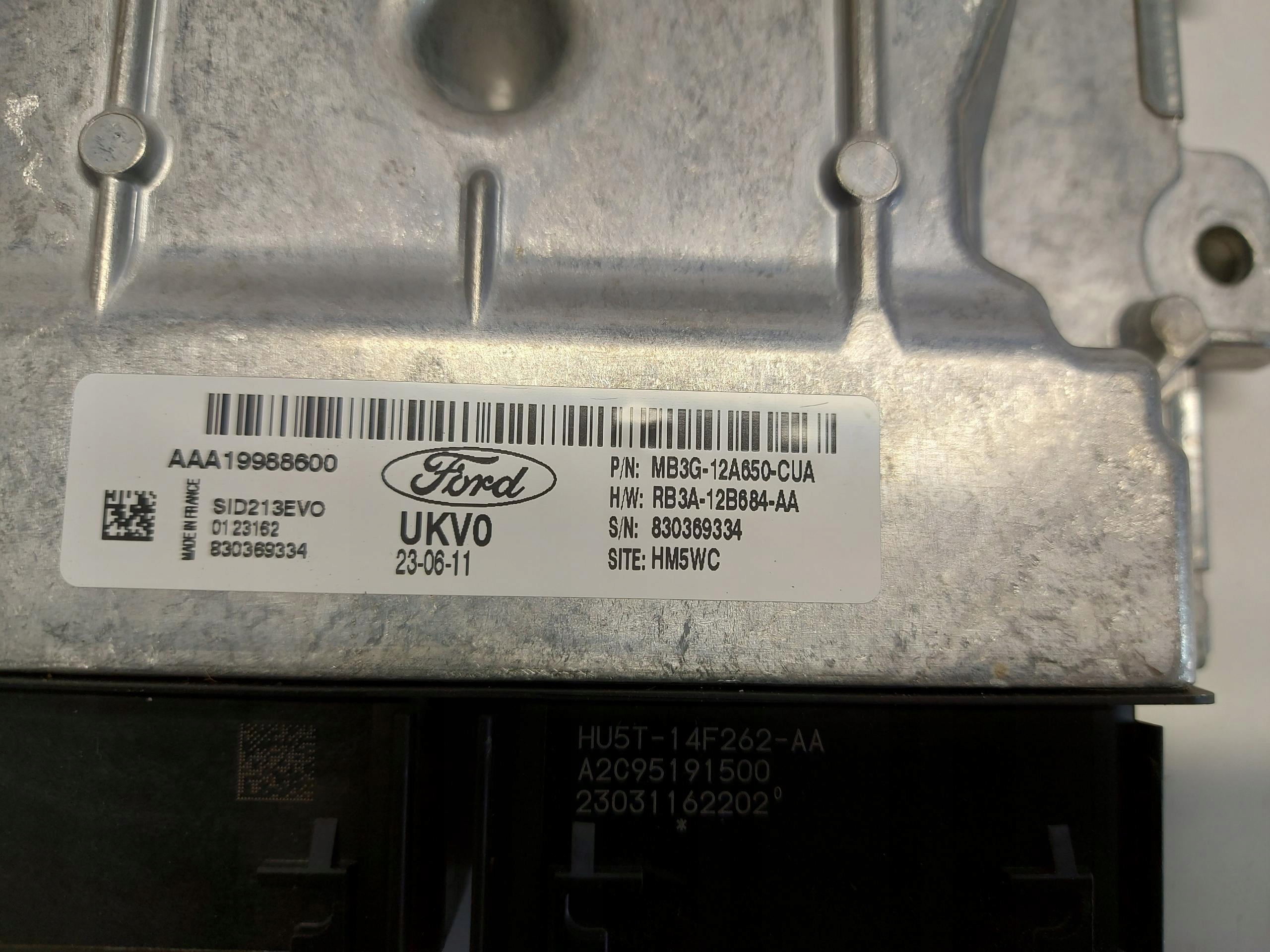 Ford Ranger VI 6 2023r control unit computer ecu 2.0 biturbo mb3g-12a650-cua