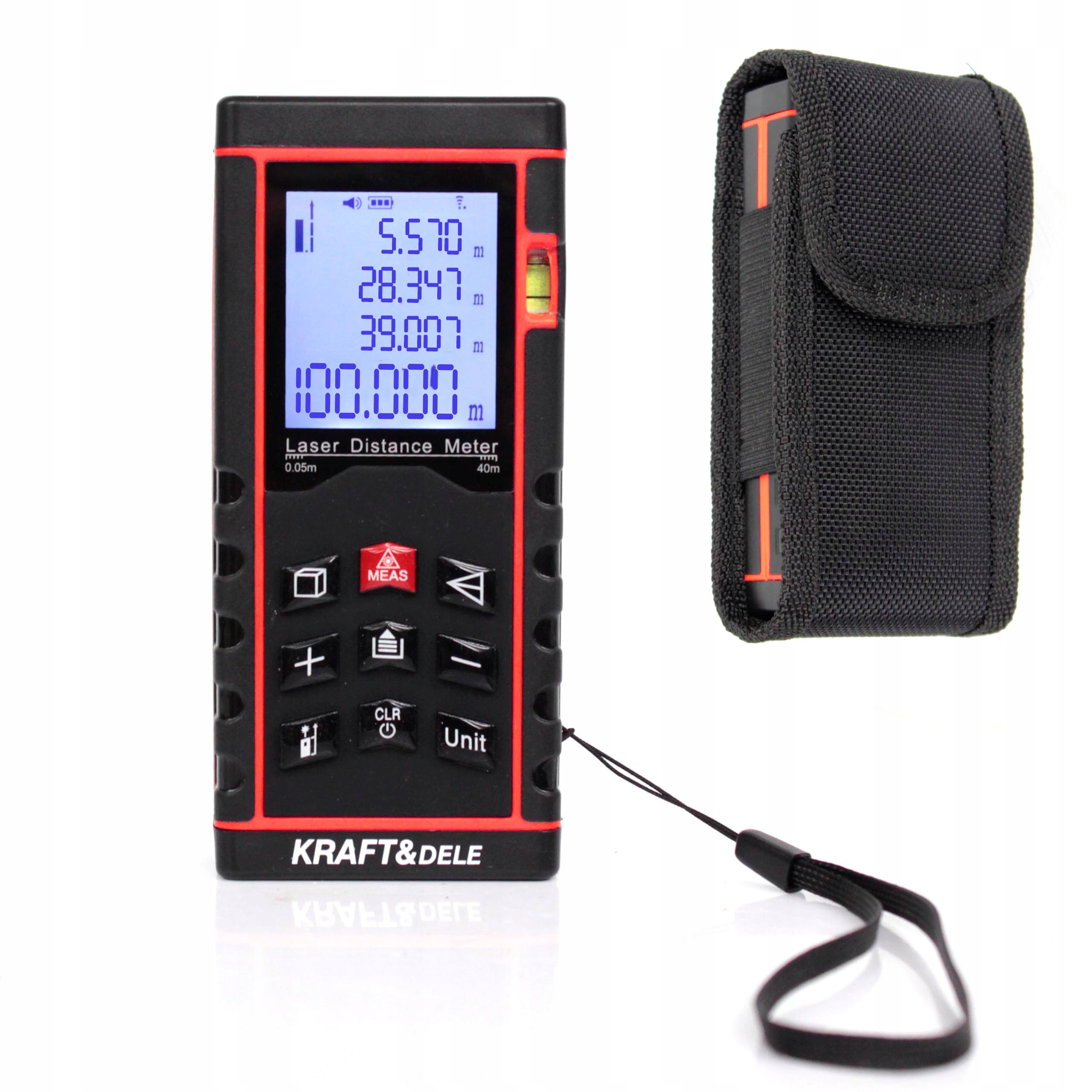 Digitální Laserový Dálkoměr 100 M, Měřítko