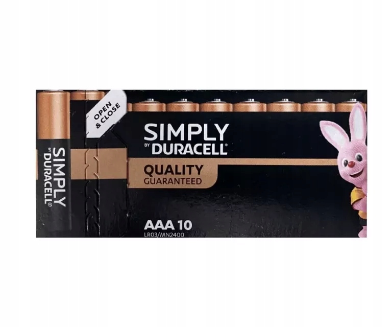 Bateria alkaliczna Duracell Simply AAA (R3) 10 szt.