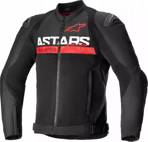 Textilná bunda Alpinestars Smx Air čierna/red M