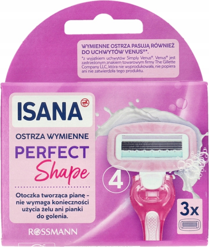 Isana Perfektní Shape Náplně Do Holicího Strojku