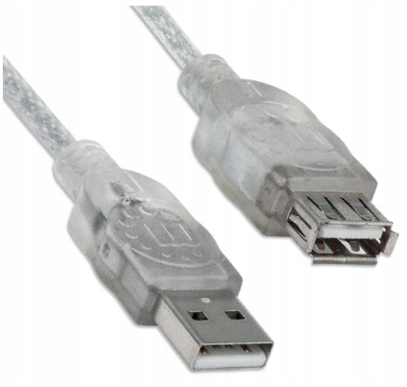 PRZEDŁUŻACZ KABEL USB 2.0 A-A M/F MANHATTAN 3m