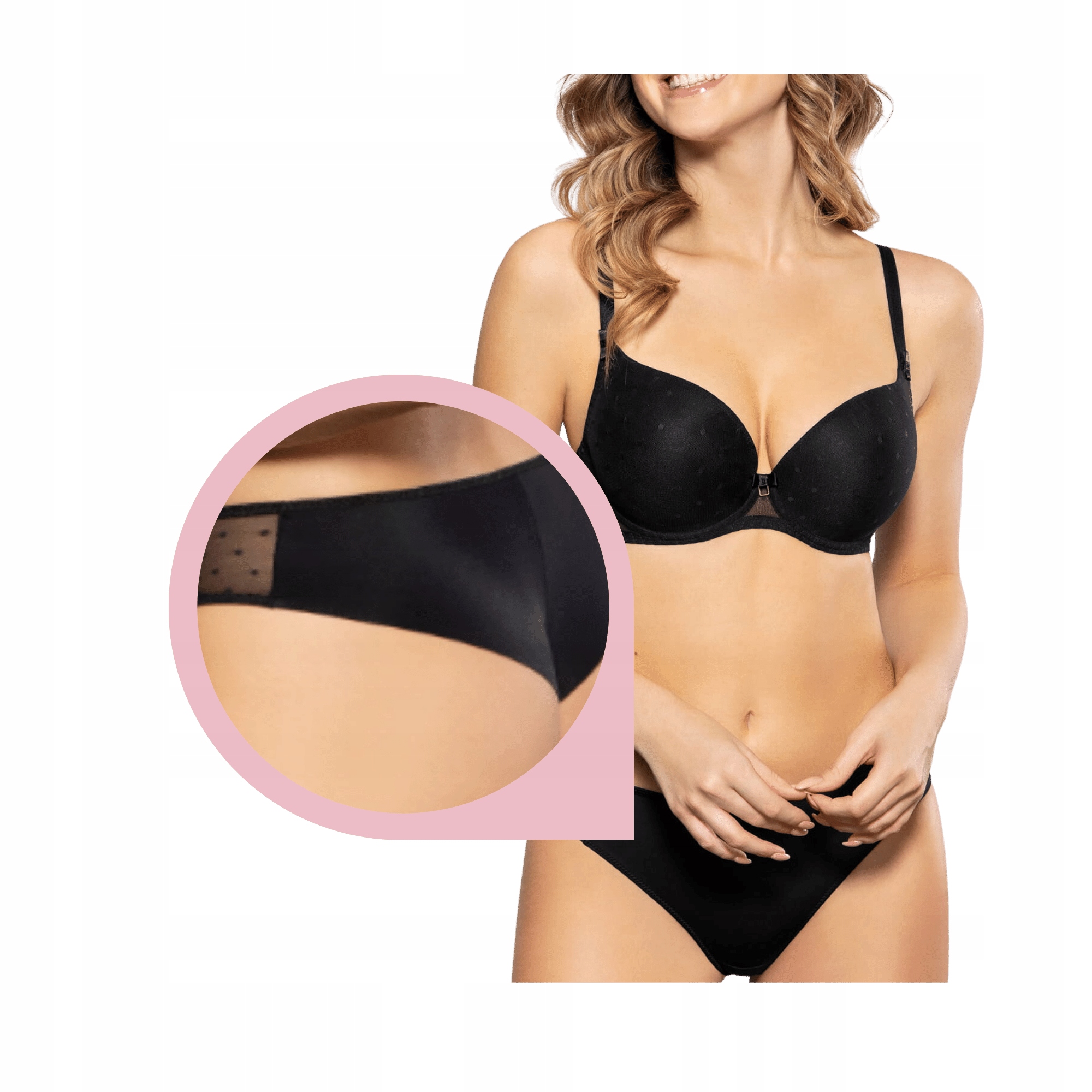 Kalhotky Corin Twiggy 41723 brazilské kalhotky černé M