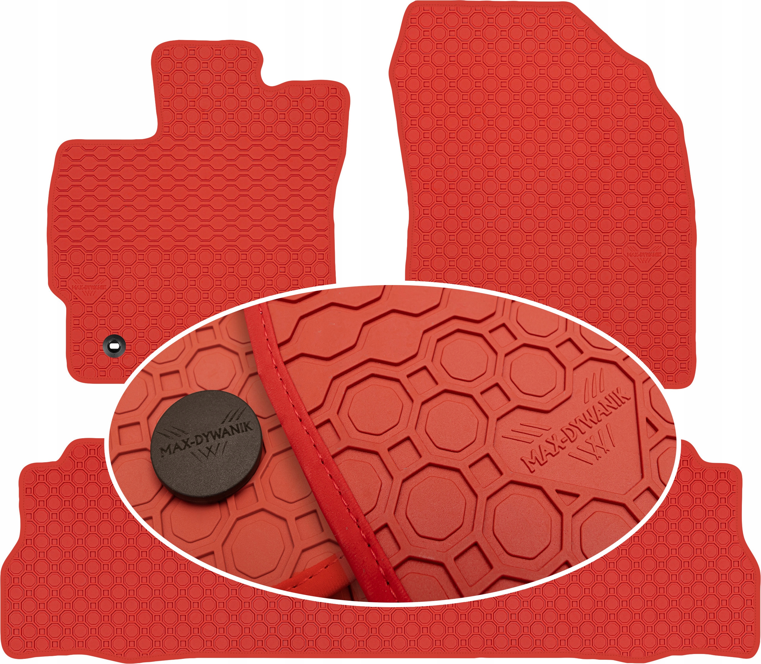 Toyota Prius Plus 5os 2012- Koberce Červené