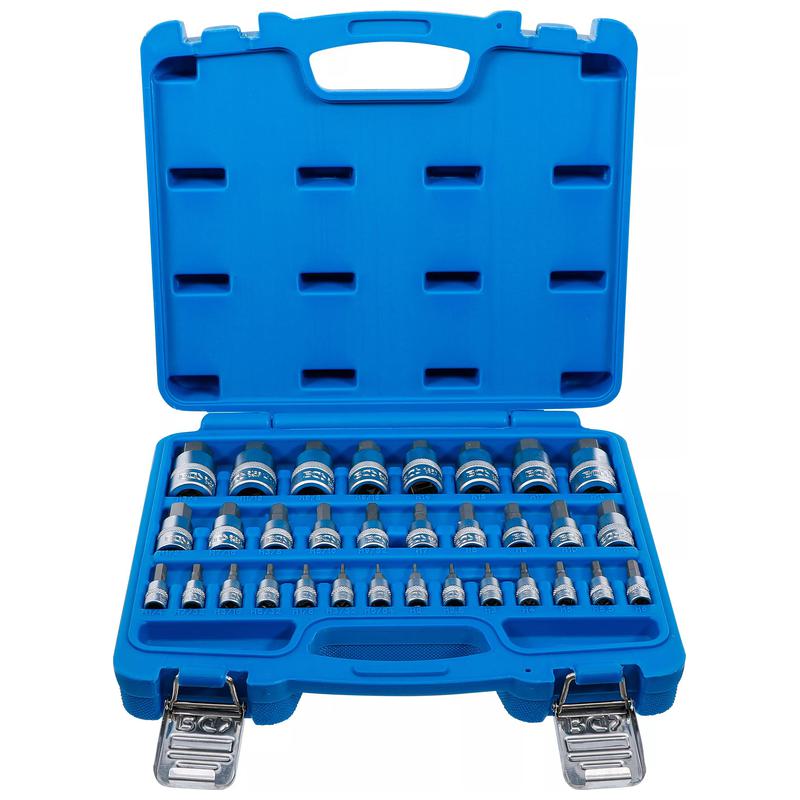 Sada 32 bitových nástavcov, šesťhranná zásuvka Bgs 74258