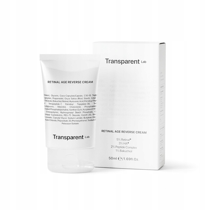 Transparent Lab Retinal Age Reverse przeciwstarzeniowy krem (0,03%) 50 ml
