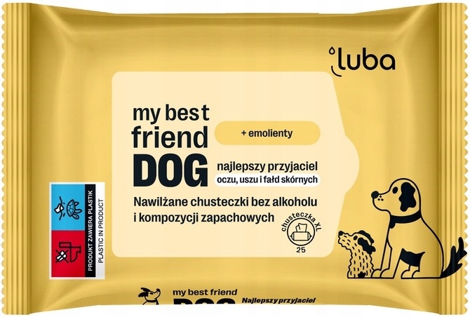 

Luba Nawilżane Chusteczki dla Psów do pielęgnacji