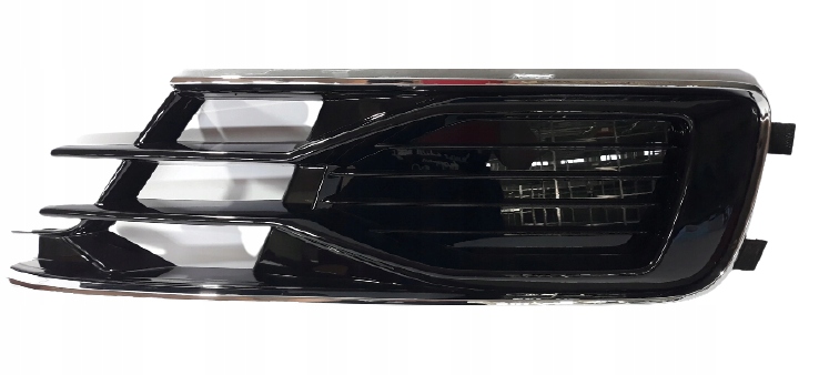A3455 - AUDI A6 C7 14-Решітка в бампер чорний глянець л