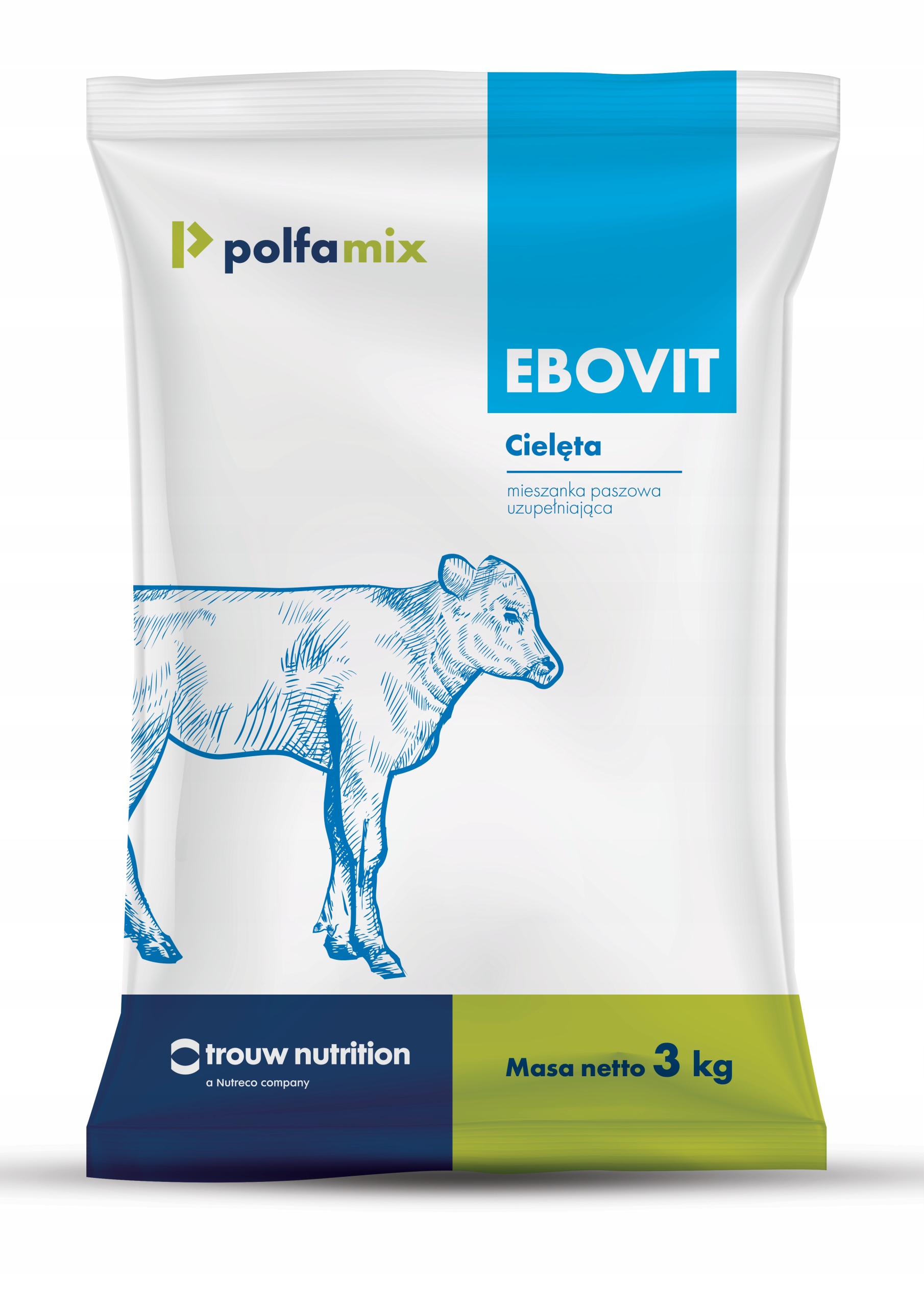 

Polfamix Ebovit 3kg Witaminy, minerały dla cieląt