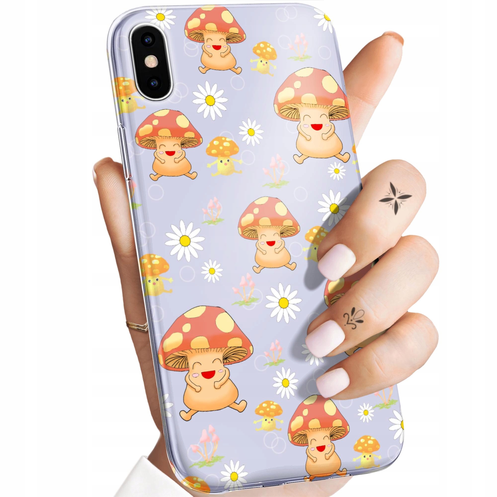 Etui Do Iphone Xs Max Grzyby Grzybki Obudowa Pokrowiec Case