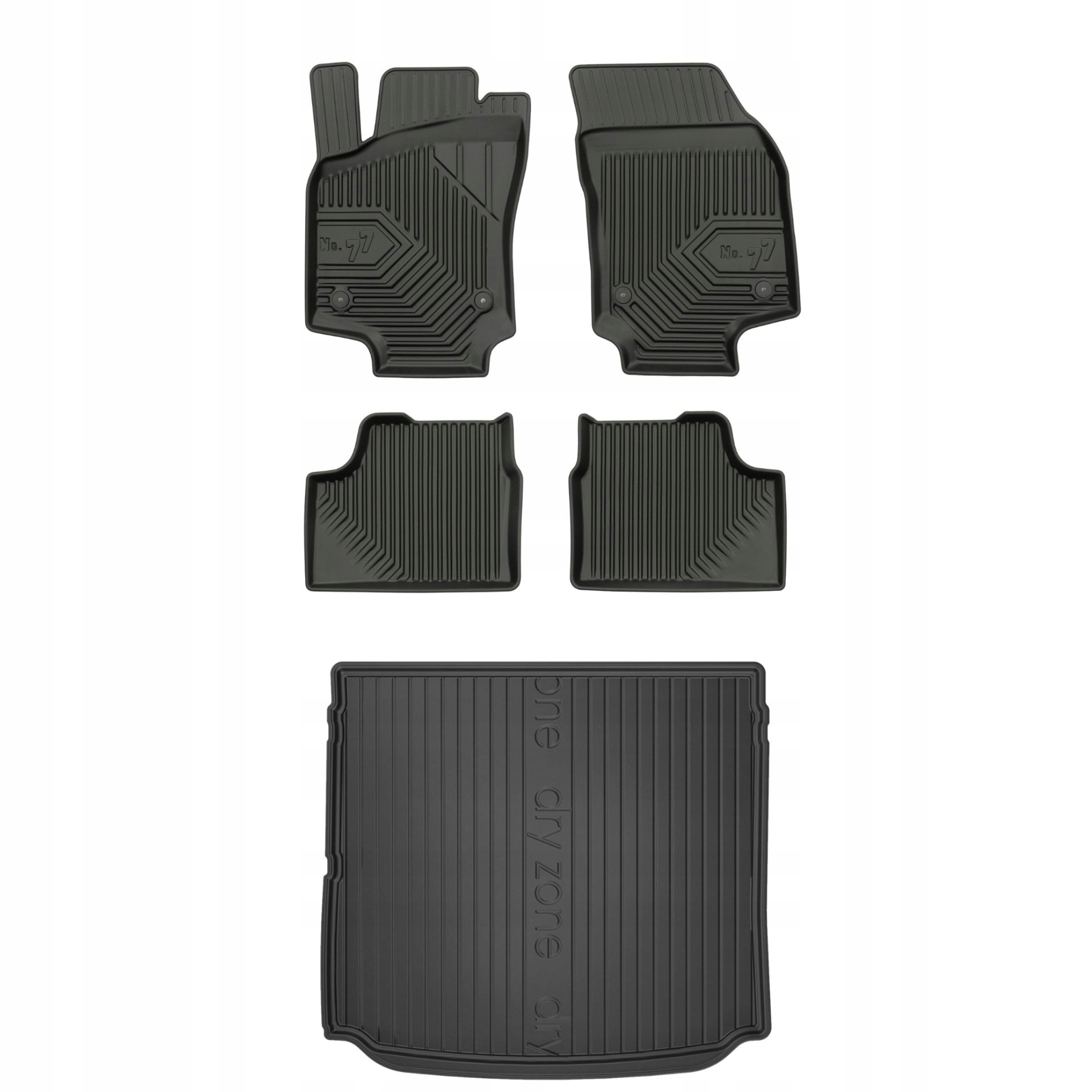 Sada gumových koberců a rohoží pro Opel Astra H