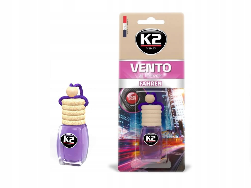 

Zapach samochodowy zawieszka K2 Vento Fahren 8ml