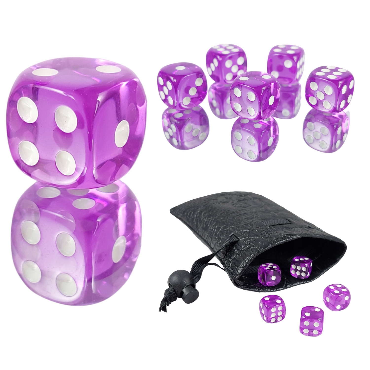 SMOCZA RUNA KOŚĆ SZEŚCIOŚCIENNA K6 RPG 1,1 CM