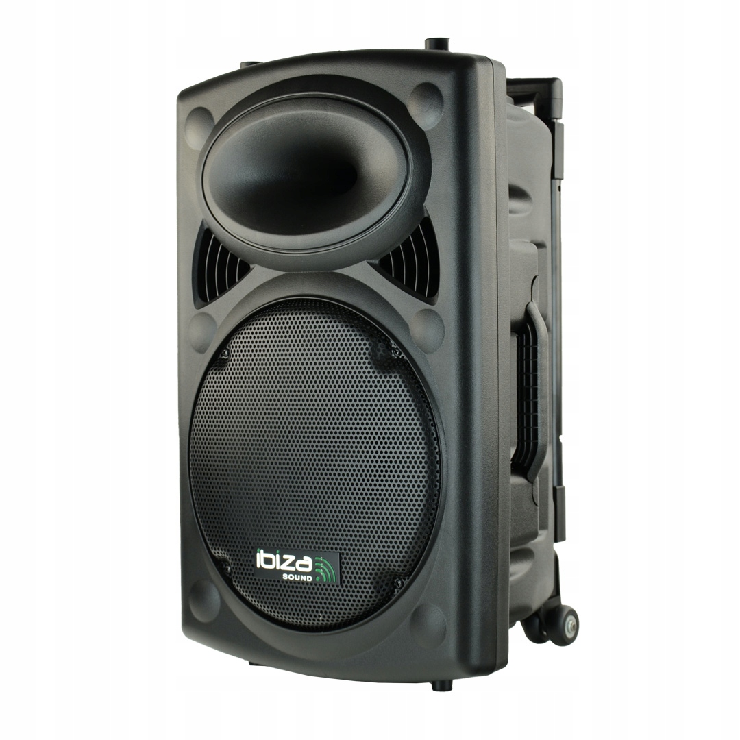 Kolumna aktywna PORT 12'' FM 2x MIC UHF TWS akumulator Kolor czarny