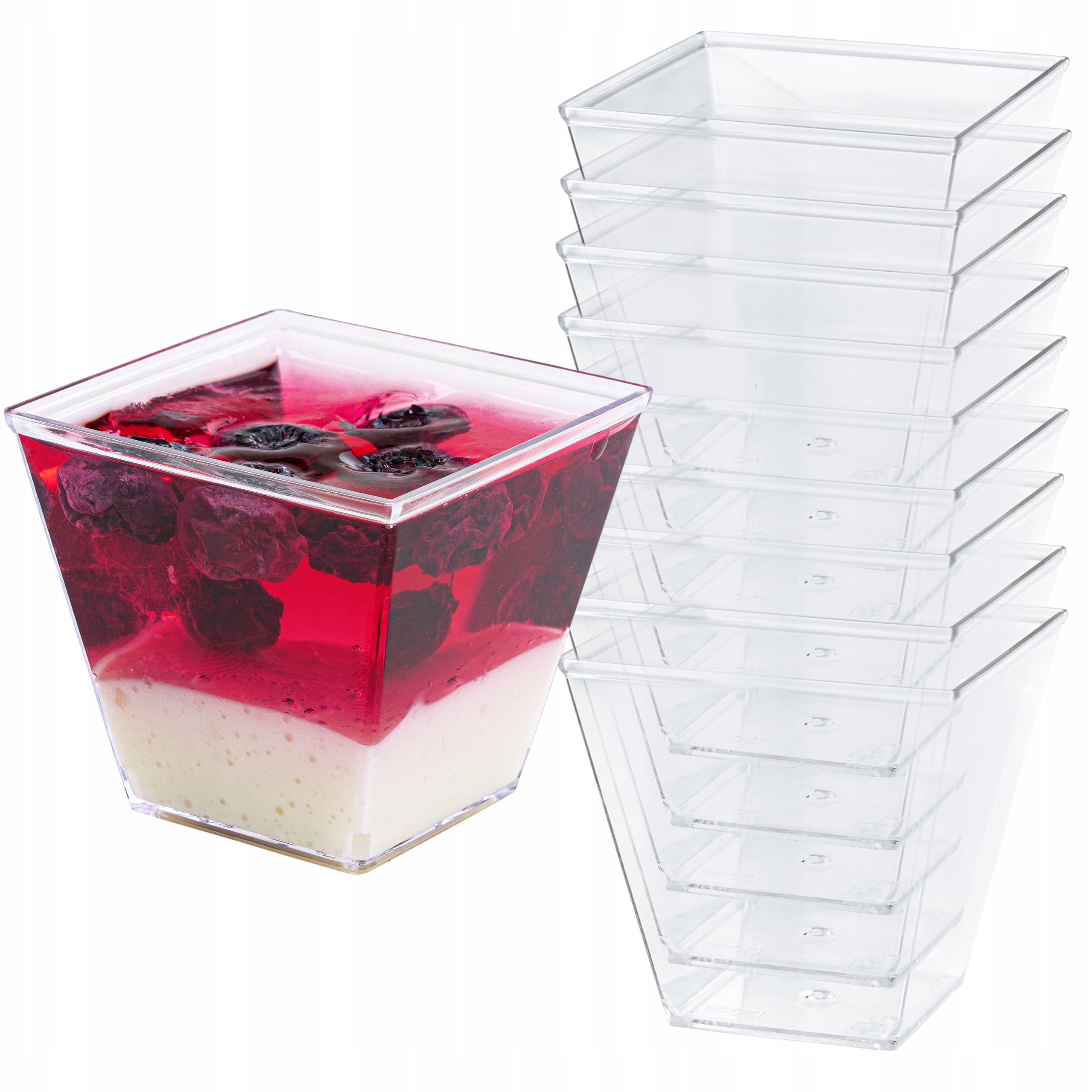 

Szklanka Pucharek 60ml Do Przekąsek Deserów 10 szt
