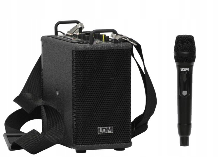 LDM Personalbox Light V220 Mikrofon H20 Kolumna Głośnik Bluetooth MP3 Aku