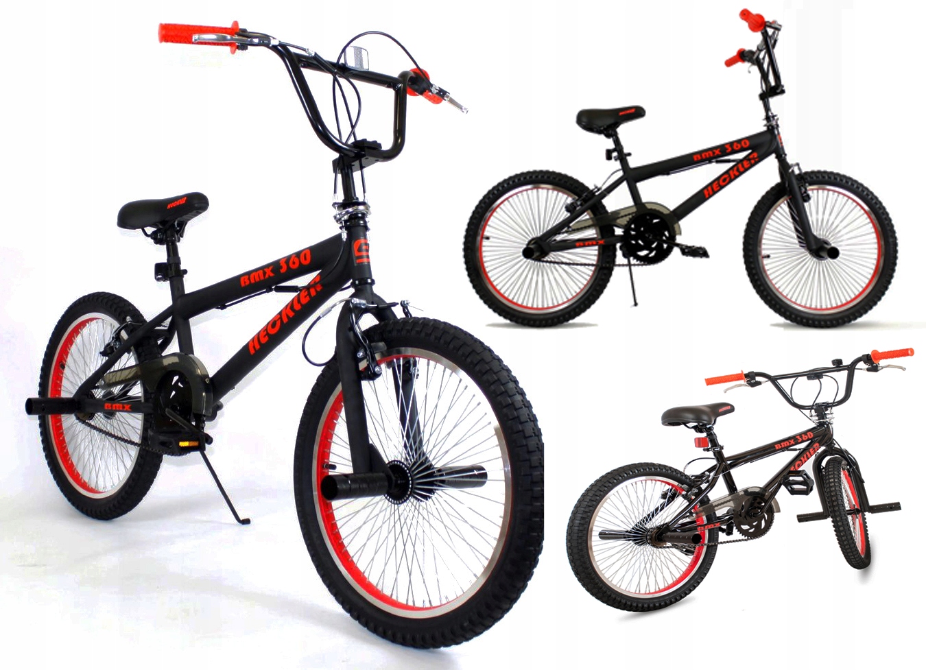 Rower BMX BMX Unisex 20 Wyczynowy Rotor 360 Pegi sztywna kierownica