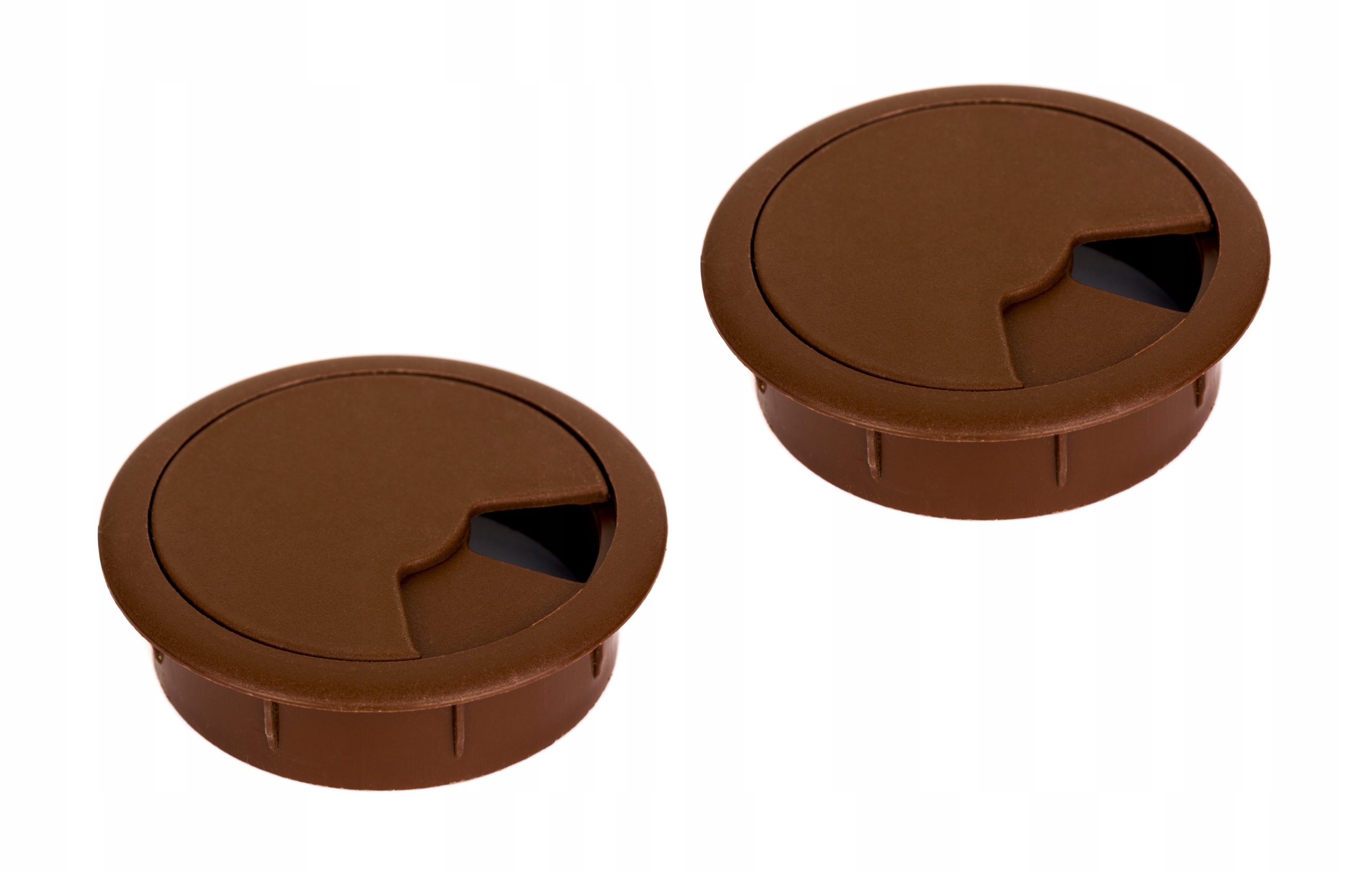 2 x PRZEPUST KABLOWY PRZELOTKA FI 60 ORZECH CIEMNY