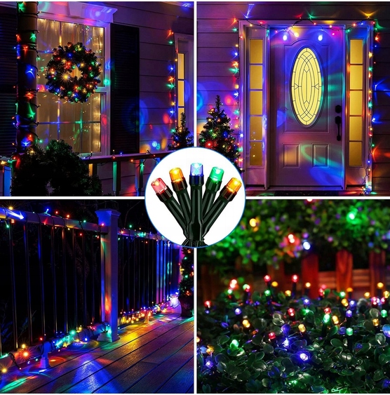 MOCNE LAMPKI CHOINKOWE 100 LED MULTI KOLOR + PROGRAMATOR Kolor lampek wielokolorowy