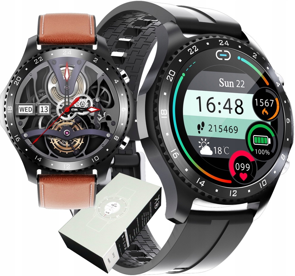 

Zegarek Męski Smartwatch Ekg Rozmowy Ciśnienie Pl