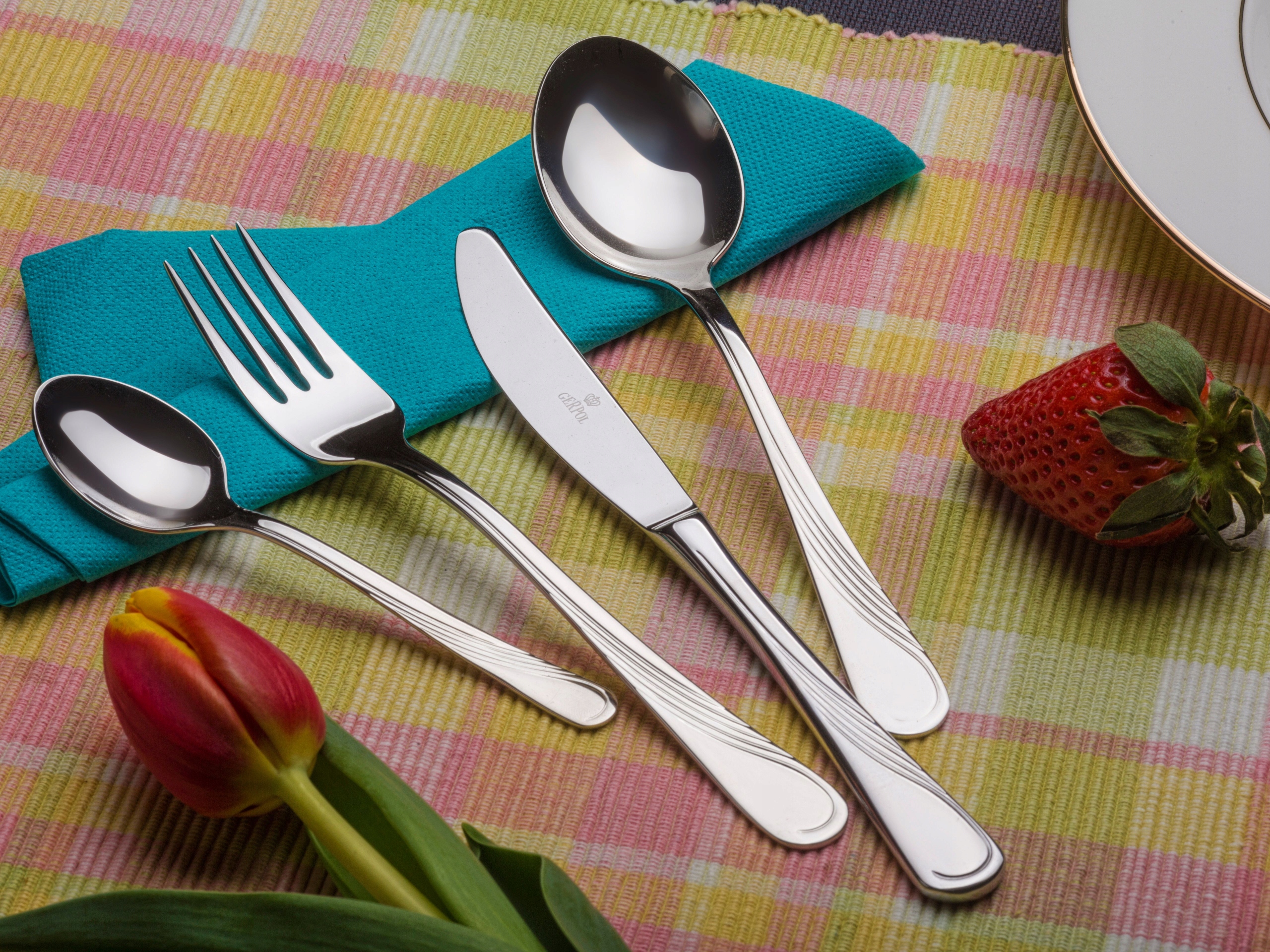 GERPOL 68 SZTUĆCE OBIADOWE VIOLINO NIERDZEWNE WALIZKA KOMPLET DLA 12 OSÓB EAN (GTIN) 5902023734106