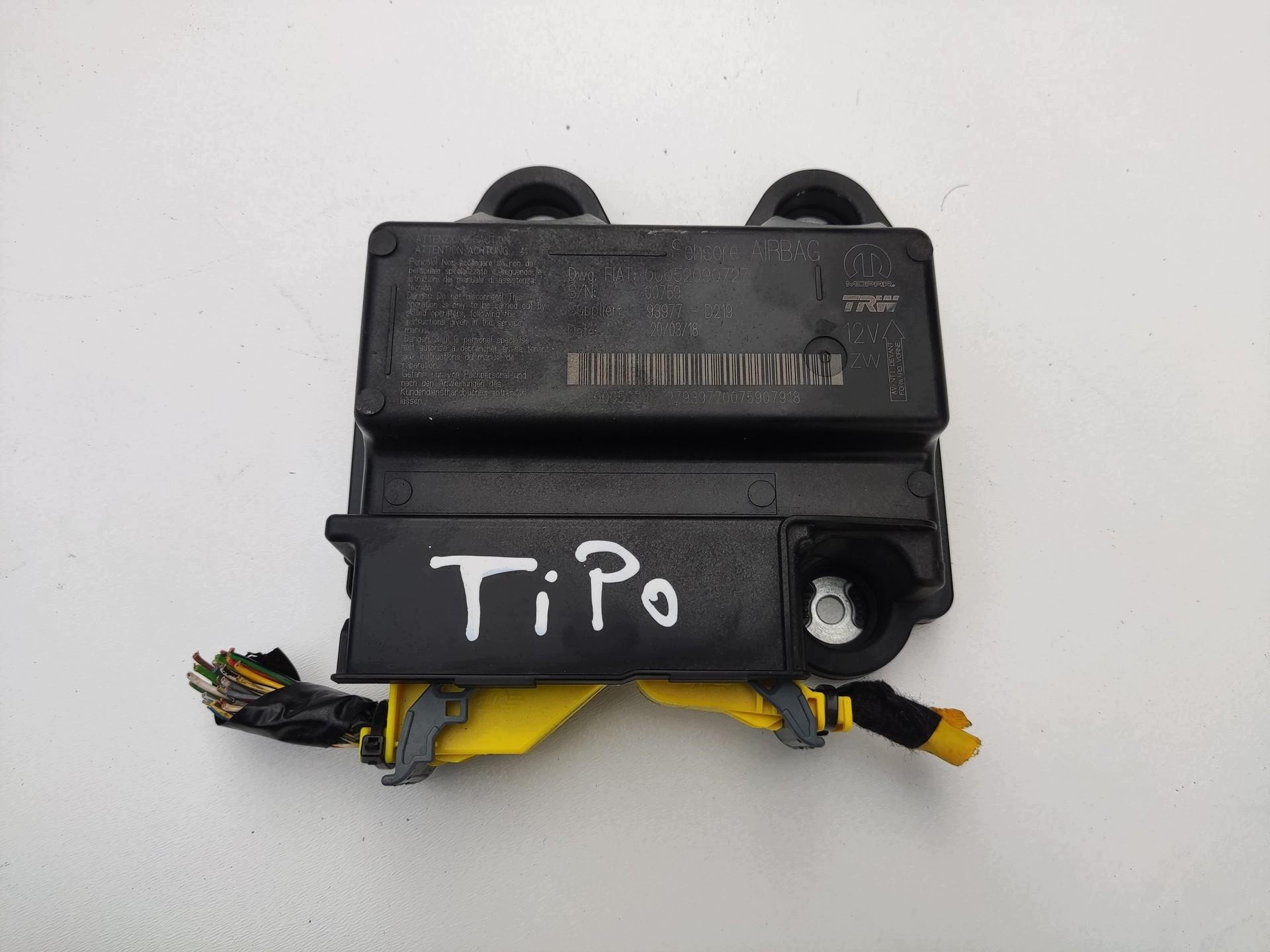 dashboard console airbag airbag tension belts SENSOR FIAT TIPO II 2015-2020