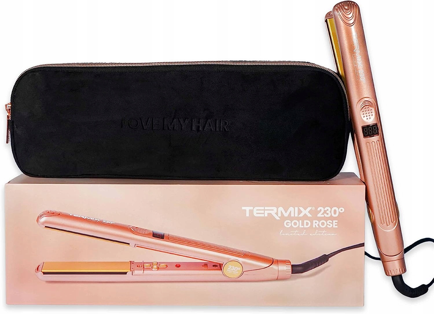 Termix 230° Žehlička S Ionizáciou A Infračerveným Žiarením Gold Rose