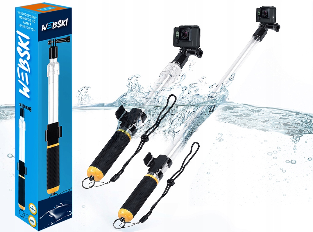 UCHWYT DO KAMER SPORTOWYCH POD WODĘ AQUAPOD Stan opakowania oryginalne