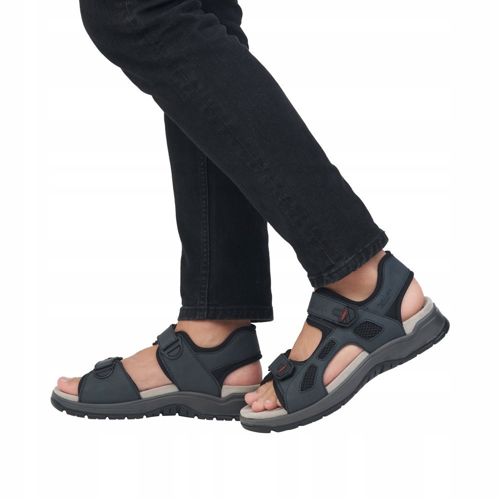 Pánské trekové sandály Rieker , tmavě modré, vel 42