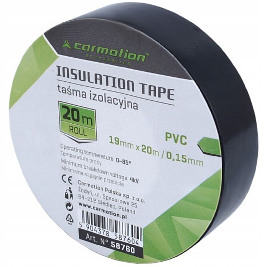 

Taśma izolacyjna Pvc 0,15mm x 19mm x20m czarna Ams