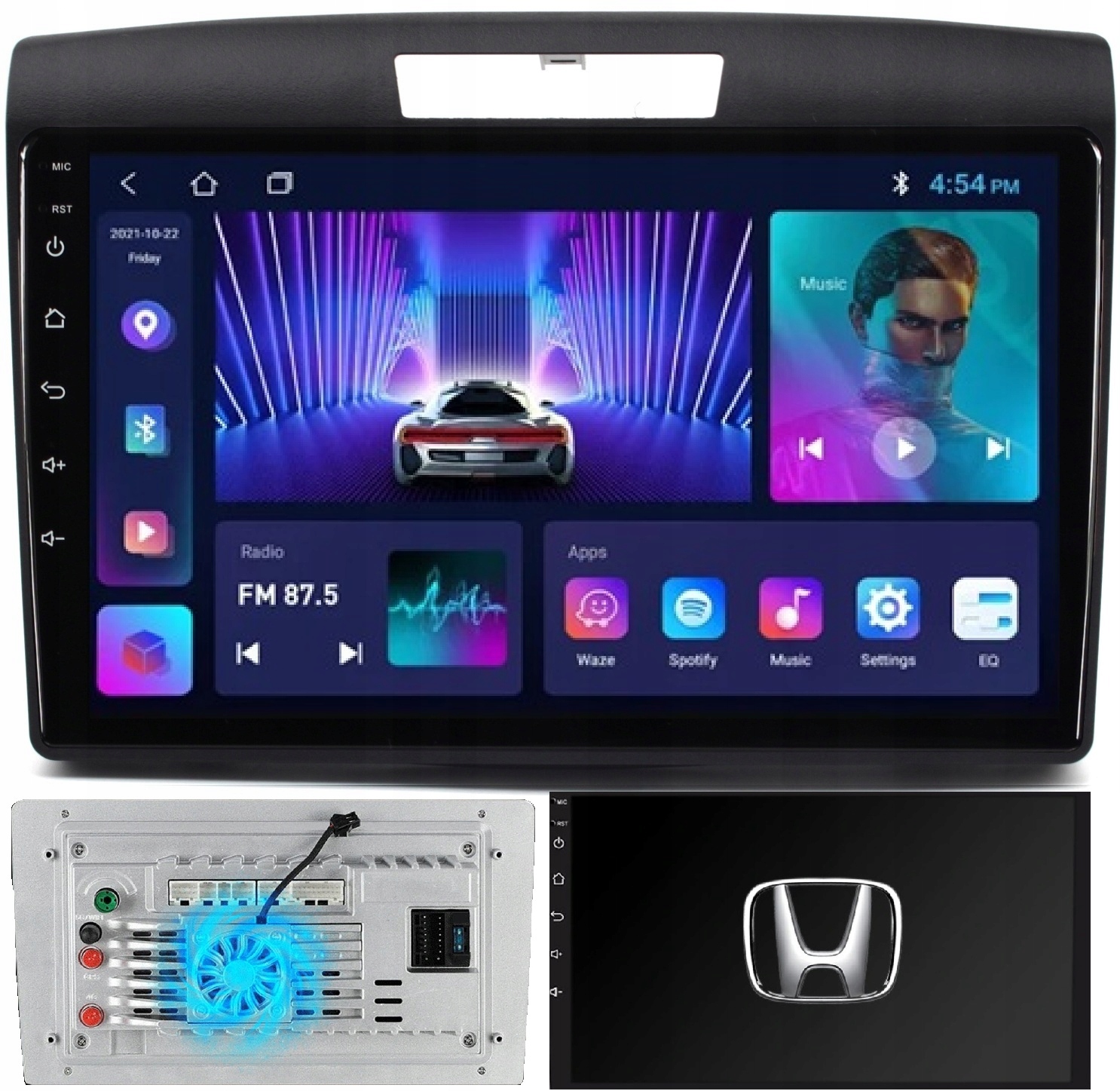 Radio Nawigacja Android Honda Cr-v IV 2012-2017 Kamera+wentylator 2/64GB