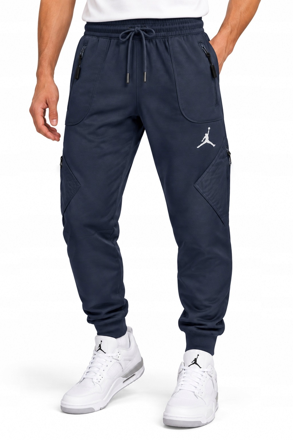 Pánské kalhoty Nike Jordan Air Dri-FIT Training Fleece Cargo DQ7890-419 S