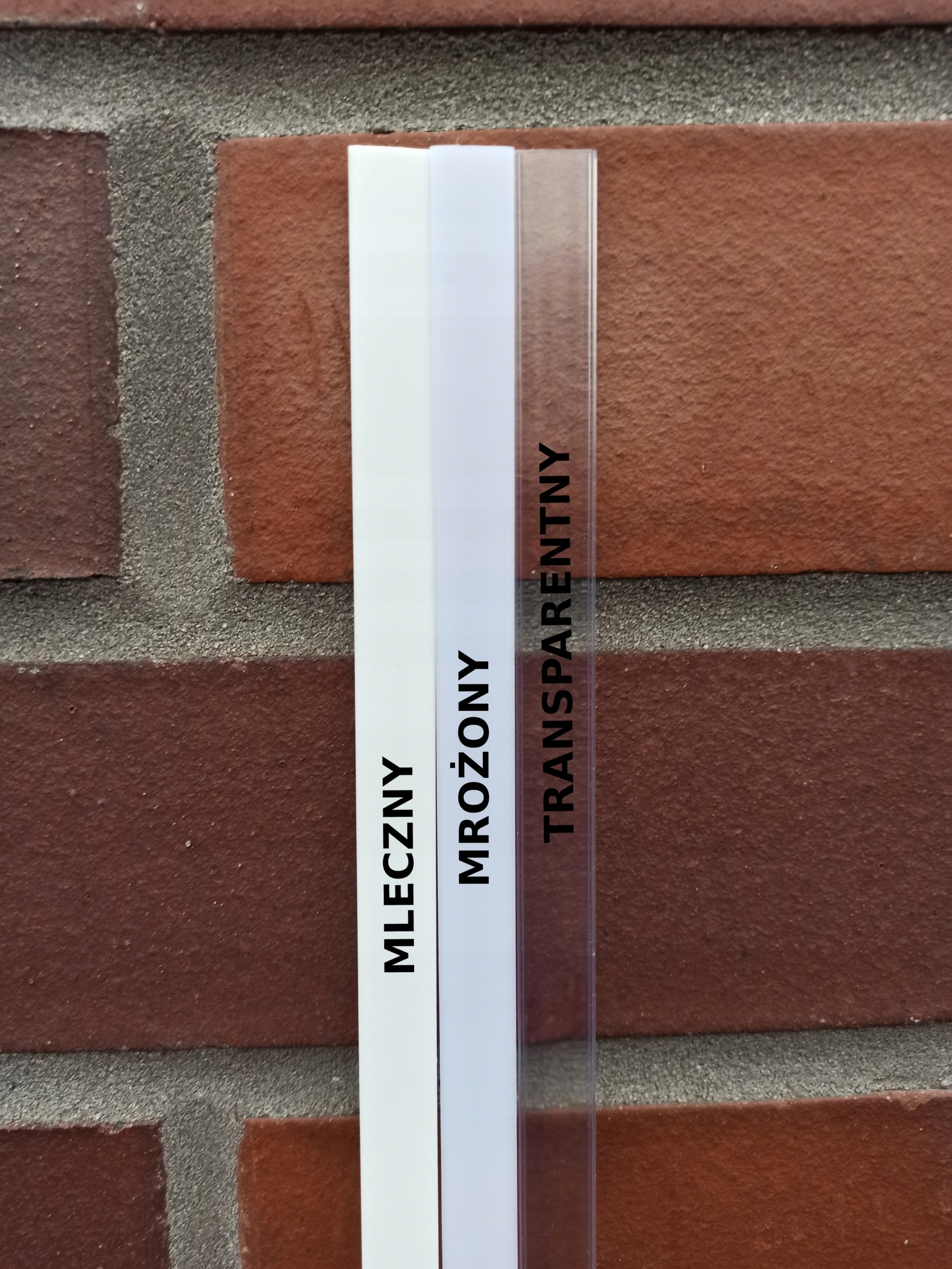 KLOSZ DO PROFILI LED 3M A B C D G H Y Z X W MONO IPA12 APA12 - PVC Stan opakowania oryginalne