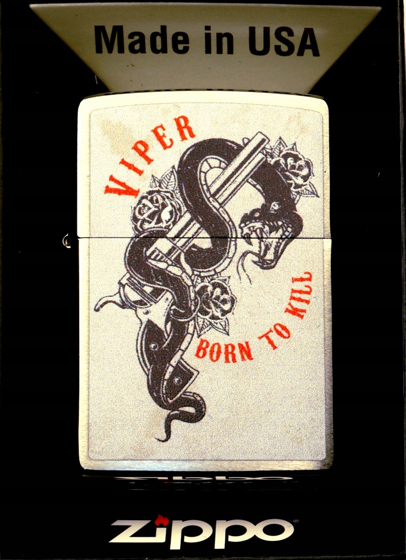 Zapalovač Zippo Viper Revolver 60006557 Větruodolný benzínový