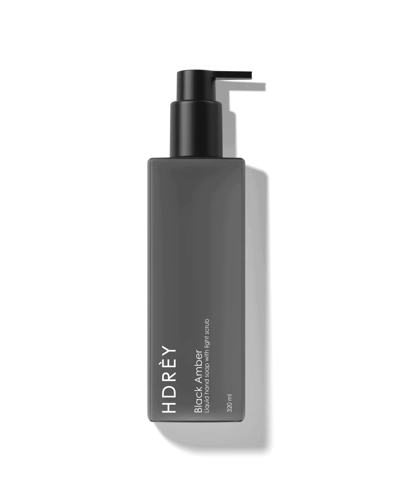 Hdrey Mydło do rąk Black Amber z delikatnym peelingiem 320 ml