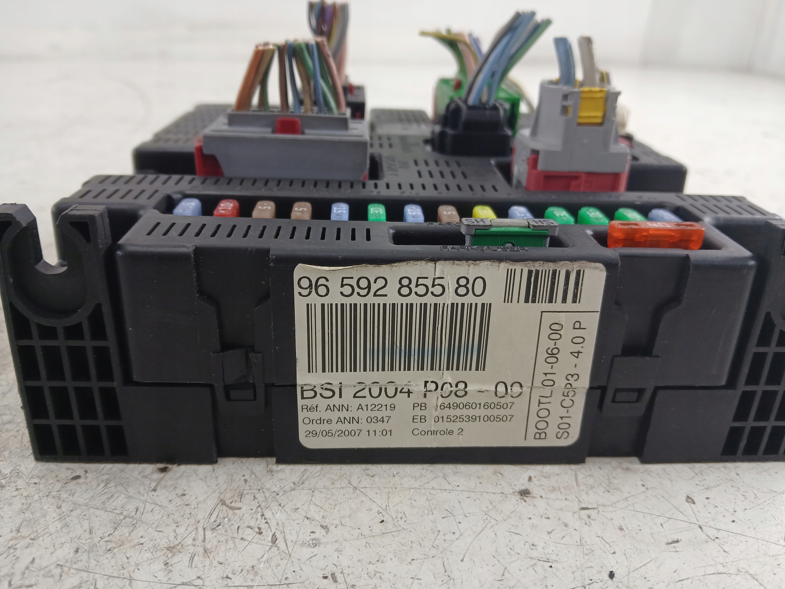 PEUGEOT 207 CITROEN C4 Module fusibles 9659285580