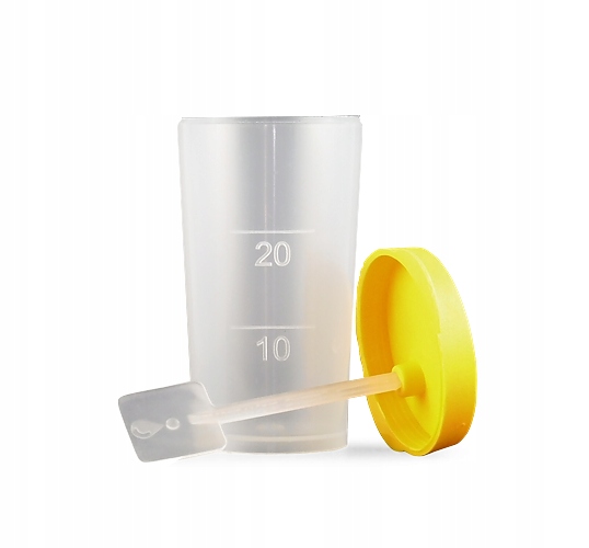 

Pojemnik na kał z łopatką do badania kału 20 ml