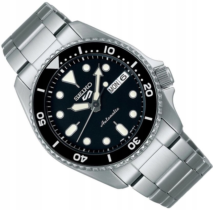 Zegarek Męski Seiko 5 SRPK29K1 Automat Diver Day-date 100M Ø38mm